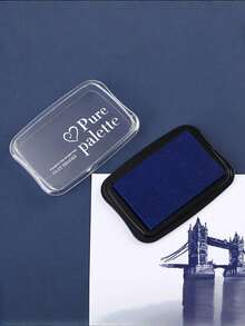 3种颜色可选，大号复古印台，适用于印章DIY、手工、剪贴簿、橡胶木质印章、纸质印台、纸张装饰，返校季，学习用品 - 彩色 - 查看 6