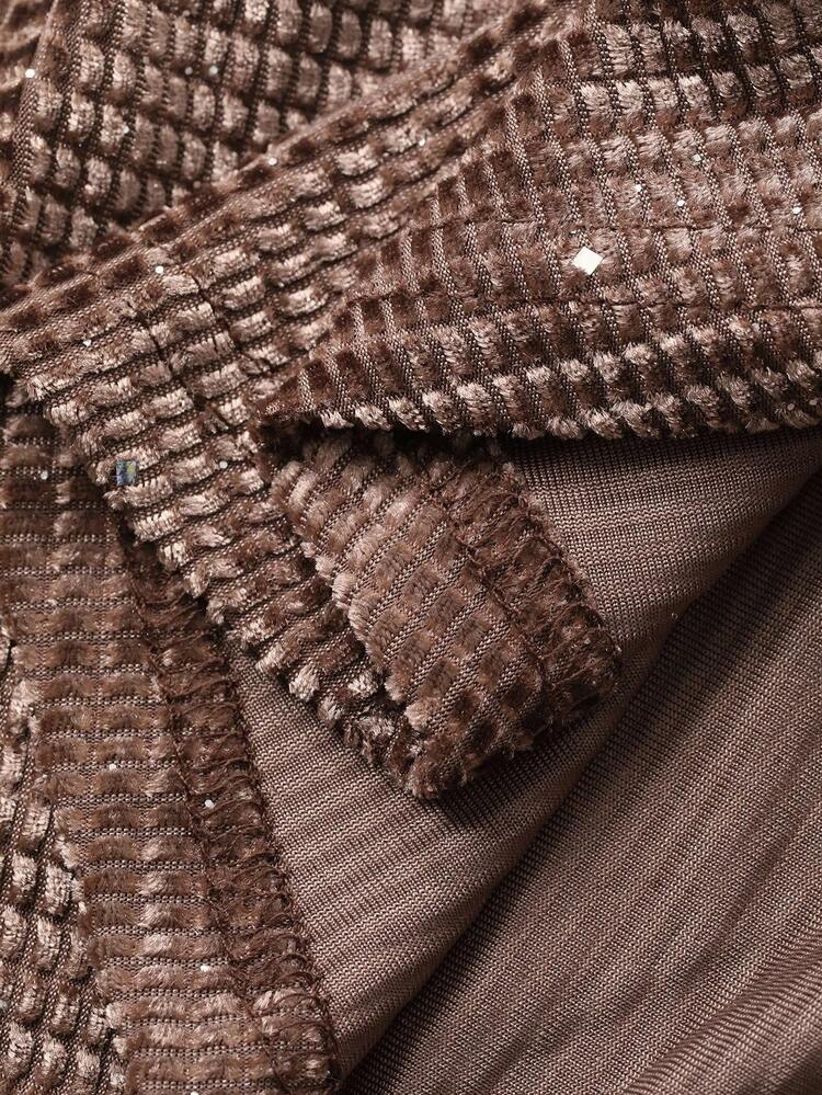 Women's V-Neck Puff Sleeve Top And Skirt 2 Pieces Set, Autumn