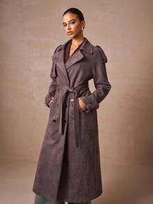 Lumalex Mùa Thu Đông, Phong cách thường ngày, Thanh lịch, Tiệc tùng, Tiệc chiêu đãi, Kín đáo, Sang trọng, Lấp lánh, Tiệc lễ hội, Kỳ nghỉ, Nóng bỏng, Ngoài trời, Nhiều lớp, Mùa cưới, Tiệc chiêu đãi, Lễ trưởng thành, Áo khoác nữ dáng suông, Chất liệu giả da lộn, Dáng rộng, Thắt eo, Áo khoác dáng dài, Áo khoác nữ mùa Thu Đông, Áo khoác ngoài, Sang trọng, Dự tiệc prom, ID, Al-Adha, Tiệc Al-Adha, Năm mới - Cà phê nâu - Xem 7