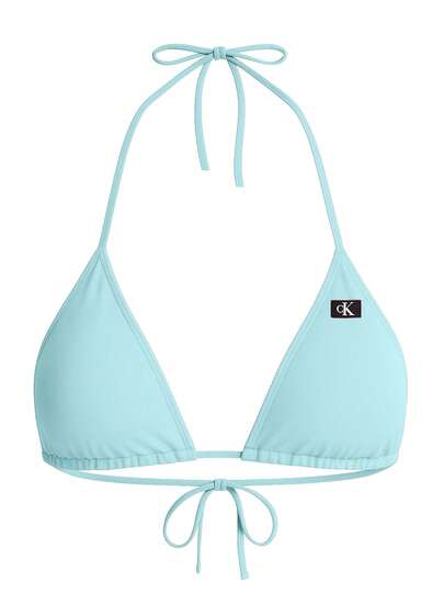 Calvin Klein Triangle Women Bikini Top Pastel Green