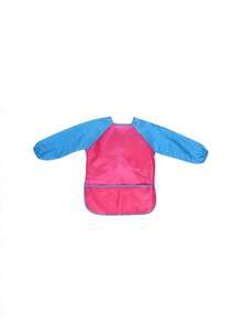 1/2/4pcs Kids Art Smock, Toddler Painting Smock,Waterproof Long Sleeve Kids Art Apron With 3 Pockets For Children - Multicolor - View 9