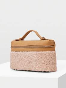 PREMIUM SQUARE OPENWORK BAG - Rose Gold - View 3