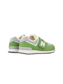 New Balance Lifestyle Unisex Kids' Running Shoes Green PV574 - 藍色 - 查看 3