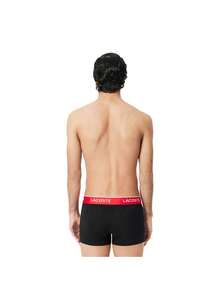 Lacoste 3 Pack Men's Boxers - Black - View 3
