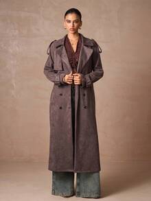 Lumalex Mùa Thu Đông, Phong cách thường ngày, Thanh lịch, Tiệc tùng, Tiệc chiêu đãi, Kín đáo, Sang trọng, Lấp lánh, Tiệc lễ hội, Kỳ nghỉ, Nóng bỏng, Ngoài trời, Nhiều lớp, Mùa cưới, Tiệc chiêu đãi, Lễ trưởng thành, Áo khoác nữ dáng suông, Chất liệu giả da lộn, Dáng rộng, Thắt eo, Áo khoác dáng dài, Áo khoác nữ mùa Thu Đông, Áo khoác ngoài, Sang trọng, Dự tiệc prom, ID, Al-Adha, Tiệc Al-Adha, Năm mới - Cà phê nâu - Xem 11