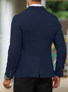 Manfinity Mode 男士长袖翻领商务旅行休闲西装外套