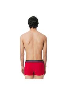 Lacoste 3 Pack Men's Boxers - Red and White - View 3