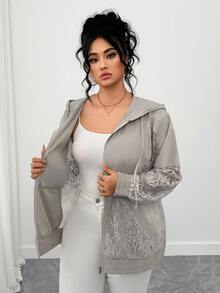 Elenzga 万圣节大码夹克 - 卡其色 - 查看 11