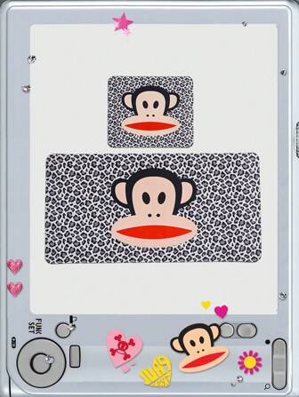 Paul Frank X ROMWE Cartoon Monkey Patterned Non-Slip Waterproof Thick Mouse Pad