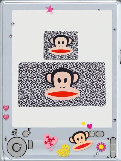 Paul Frank X ROMWE Cartoon Monkey Patterned Non-Slip Waterproof Thick Mouse Pad