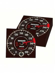 SHEIN 20pcs/40pcs/60pcs/100pcs Set,Double-Layer Dial Gauge Design Napkins For Car Racing & Sports-Themed Parties, Black With Golden Accents, Perfect For Birthdays And Events, Dining Decorations | Vintage Dial Design | Durable Paper Product - Multicolor - View 6