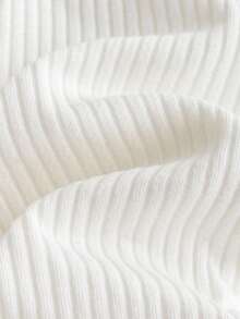 女婴字母印花松紧腰休闲喇叭裤 - 彩色 - 查看 6