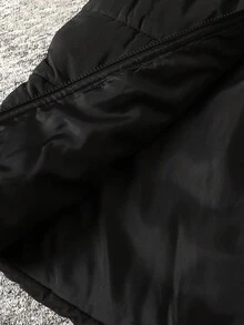 SHEIN 4 件套男童休闲运动服，包括连帽衫、背心、帽子、夹克，适合秋冬季休闲和校服 - 彩色 - 查看 3