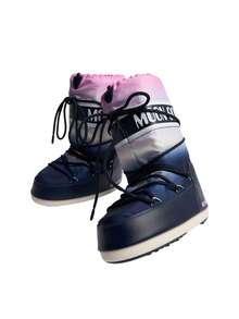 Moon Boot Icon Moonrise Women's Snow Boots Print Blue 80D1402920 - Moonrise Blue - View 2