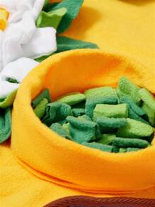 PETSIN 花型寵物鼻子訓練墊，緩慢餵食墊，適用於小型和中型犬種，訓練聞味技巧