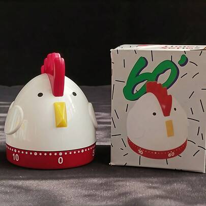 Joivida Cute Chicken Timer: Precise Timing To Master Every Delicious Moment, Easy To Use, Multi-Functional For Cooking And Time Planning