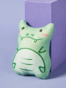 PETSIN Brinquedos de Catnip para Gatos de Interior - 5 tipos de brinquedos de pelúcia para mastigar e interativos com enchimento de catnip para gatinhos, brinquedo para animais de estimação macio (formas de animais) - Multicolorido - Visão 5