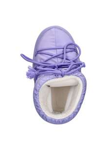 Moon Boot Icon Low Nylon Women's Snow Boots Purple 80D1409340 - Purple - View 4