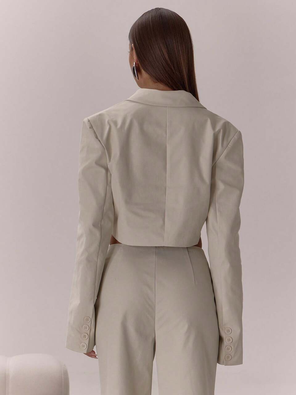 Giacca corta asimmetrica con chiusura incrociata, elegante e sexy, adatta per uscite serali, vacanze, ufficio, strati invernali, feste ed eventi eleganti