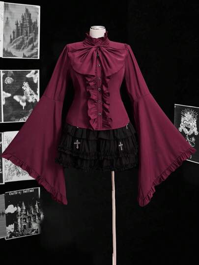 Sunspun 万圣节大码衬衫