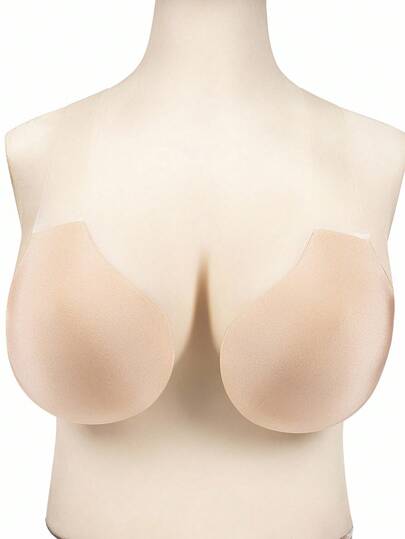 SHEIN Plus Size Skin Color Lift & Enhance Bust Adhesive Bra