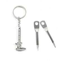 3pcs Mini Screwdriver Set With Keychain, Adjustable Metal Pocket Tool Kit, Suitable For Camping Accessories, Multifunctional Mini Wrench Keyring - Universal Tools For Car, Bicycle, Motorcycle Repair - Creative Gifts For Men - Multicolor - View 18