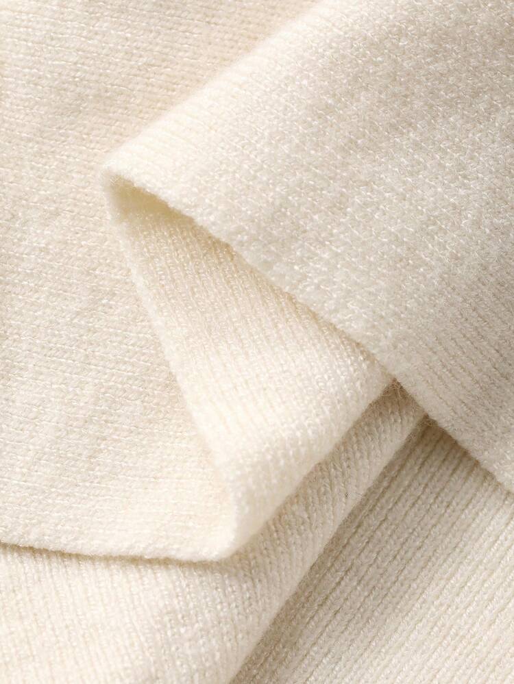 Women's Contrast Color One-Shoulder Sweater, Autumn Off Shoulder Top