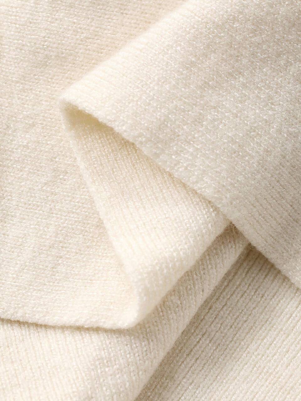 Women's Contrast Color One-Shoulder Sweater, Autumn Off Shoulder Top