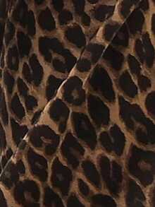 EMERY ROSE 大码女式常规宽松直筒裤 - 棕色 - 查看 6