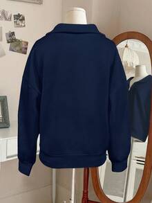 Lalippa Women's Loose Zip-Up Hoodie