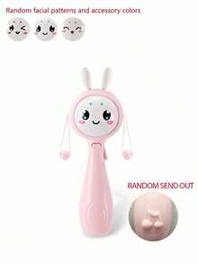 Zazumi 1PC 7.48*2.48in Baby Toy, Baby Music Swing Toy 18 Months Old, Baby Wave Drum Toy, Baby Bite Ring Toy With Music And Light, Toddler Learning Toy With Music And Light, Newborn Toy Baby Boy Girl Gift (Without Battery) - Multicolor - View 14