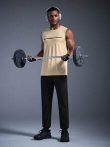 DRIFTMERE Men's Sports Ice Pants Summer Thin Straight Leg-Binding Casual Pants, Jogging, Gym, Track Pants Spring To Summer - Black - View 4