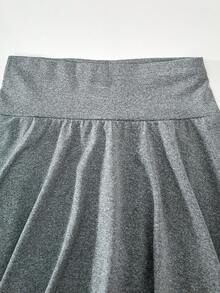 Sparklyn 2pcs/Set Tween Girls Casual All-Match Versatile Ballet Sports Bow Skirt Leggings