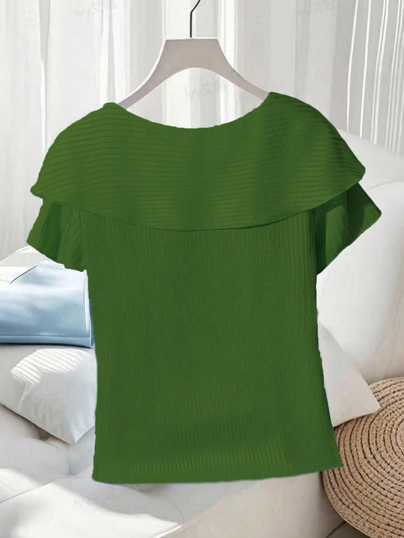 GlowEve قميص كاجوال للنساء بأكمام قصيرة وتصميم أزر...