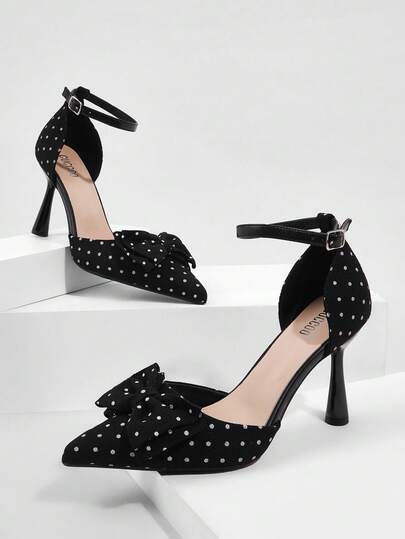 CUCCOO SZL Zapatos de tacón alto de mula sexy con puntera puntiaguda, decorados con tachuelas, de piel sintética roja, para mujer, para crear un ambiente navideño y de Año Nuevo, para otoño e invierno