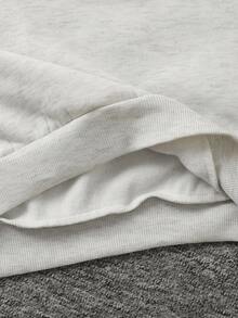 3pcs/Set Tween Girls' Loose Casual Comfortable Soft Versatile Heart Print Sweatshirt,In Fall/Winter - Baby Pink - View 5