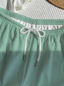 Comfortcana 2025 Neues Damen Lässig Set mit Schleife & Hasen Muster, locker geschnitten, 2-teilig, Alltagsmode