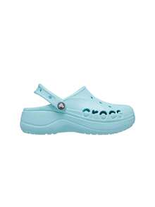 Baya Platform Clog Women's Crocs Blue 2081864SS - Blue - View 1