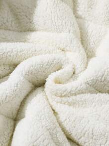 SHEIN 1pc Tween Boy Fashionable Thermal Lined Hooded Jacket, Winter Fall - Black - View 6