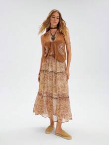 Styleloop Women's Casual Vacation Woven Rope Flat Shoes - Camel - View 5