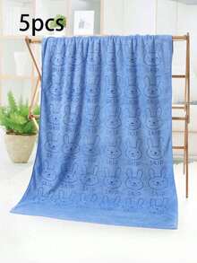 1/2 件超强吸水超细纤维狗毛巾 - 速干宠物美容浴巾，带有柔软卡通印花设计，适合小型犬到大型犬，可手洗 - 彩色 - 查看 28