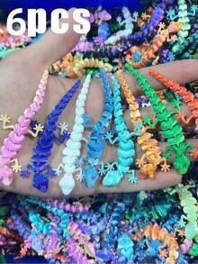 SHEIN Random Colors Suitable For Mobile Mini Geckos Christmas, Valentine's Day, Halloween, New Year, Birthdays, Parties, Decorations