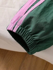 SHEIN Casual Outdoor Daily Versatile Zip-Up Long Sleeve Tween Girls Coats Fall Winter