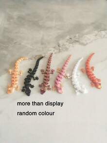 SHEIN Random Colors Suitable For Mobile Mini Geckos Christmas, Valentine's Day, Halloween, New Year, Birthdays, Parties, Decorations