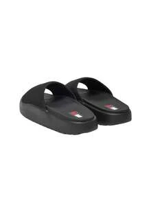 Tommy Hilfiger Platform Women's Slides Black EN0EN02765 BDS - Black - View 2