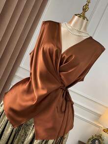 DreamSkyne 万圣节大码衬衫 - 棕色 - 查看 1