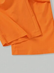 2件套女童印花卫衣+多口袋工装裤 - 彩色 - 查看 7