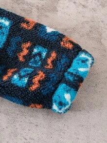 SHEIN Infant/Toddler Boys' Geometric Pattern Fleece Zip-Up High Collar Jacket, Suitable For Daily Wear, Outings, Travel Baby Boy Fleece Jacket Baby Boy Winter Jacket Boys Geometric Print Jacket 6 Months Baby Boy Winter Coat Newborn Baby Boy Zip Up Jacket Baby Boy Baby Girl Fleece Jacket Baby Boy Baby Girl Sherpa Jacket 3M-3T Fall/Winter Neutral Baby Clothes Neutral Baby Clothes Unisex Jacket - Multicolor - View 8