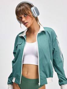 LOUNGEISTA Women Sports Casual Thin Padded Non-Wired Lifting Support Shock-Absorbing Bra, Workout Sports Bra - White - View 8