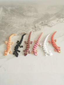 SHEIN Random Colors Suitable For Mobile Mini Geckos Christmas, Valentine's Day, Halloween, New Year, Birthdays, Parties, Decorations